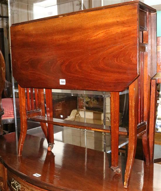 Edwardian mahogany Sutherland table